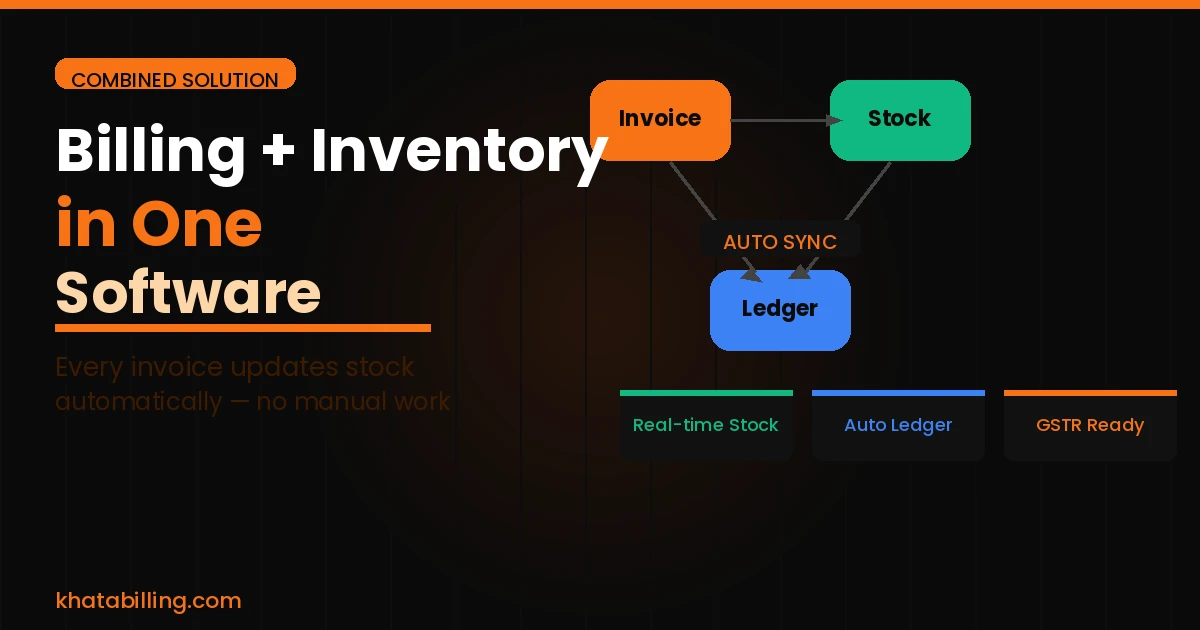 Billing software with inventory management for Indian businesses — Khata Billing